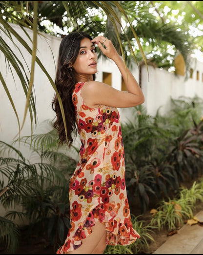 FIERCY FLORAL DRESS